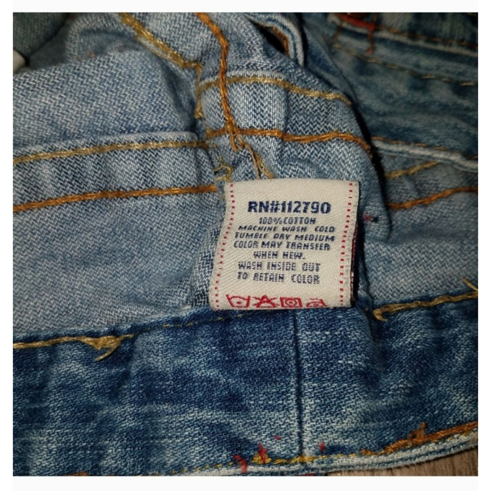True Religion Women's Bootcut Low Rise Blue 28 Denim Jeans - Picture 7 of 13
